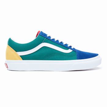 Férfi Vans Yacht Club Old Skool Tornacipő VA6917042 Kék/Zöld/Sárga